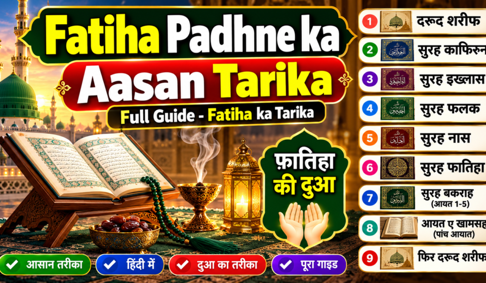 Fatiha Ka Tarika: Fatiha Padhne Ka Aasan Tarika & Dua